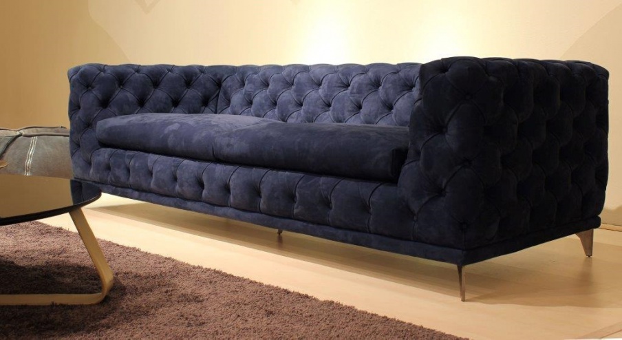 Sofa with leather upholstery Aston, Gamma Aredamenti