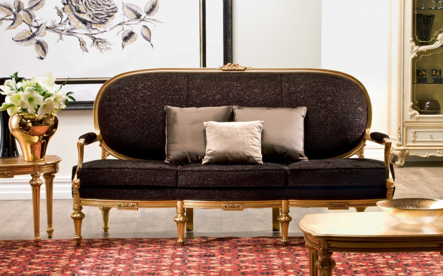 Three seater sofa Edoras, Silik