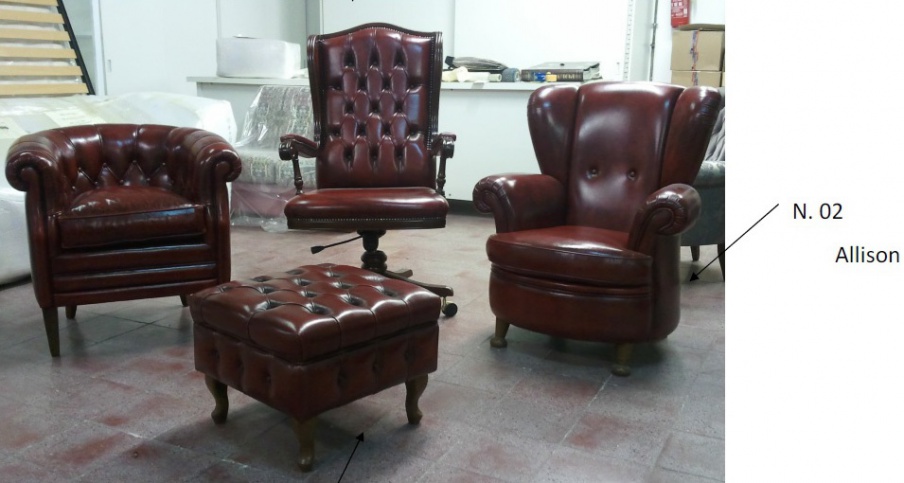 The high-backed chair Alison, Poltromot