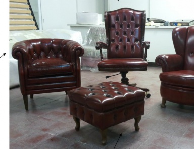 Armchair with a curved backrest Marusca, Poltromot