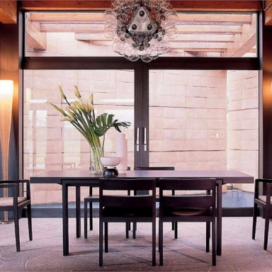 chair Bryant sedia con braccioli