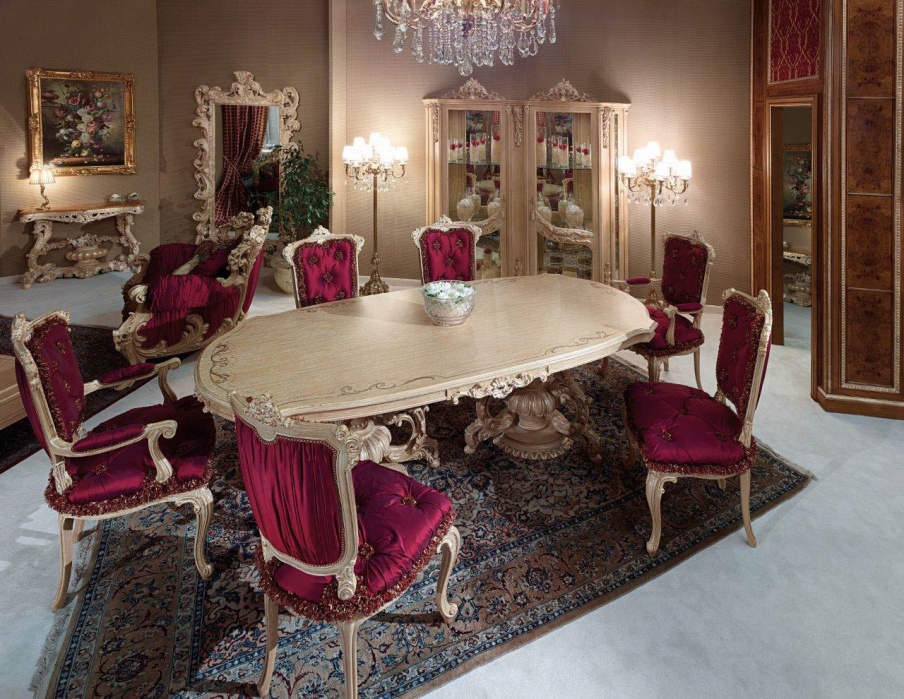 Dining table made of solid wood, Fratelli Radice