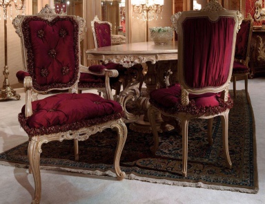 A chair with soft upholstery, Fratelli Radice