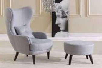 Chair with Ottoman for feet Carol, Mobilsedia