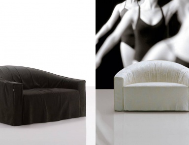 Chair with backrest / without, Atollo (armchair) - Poliform 