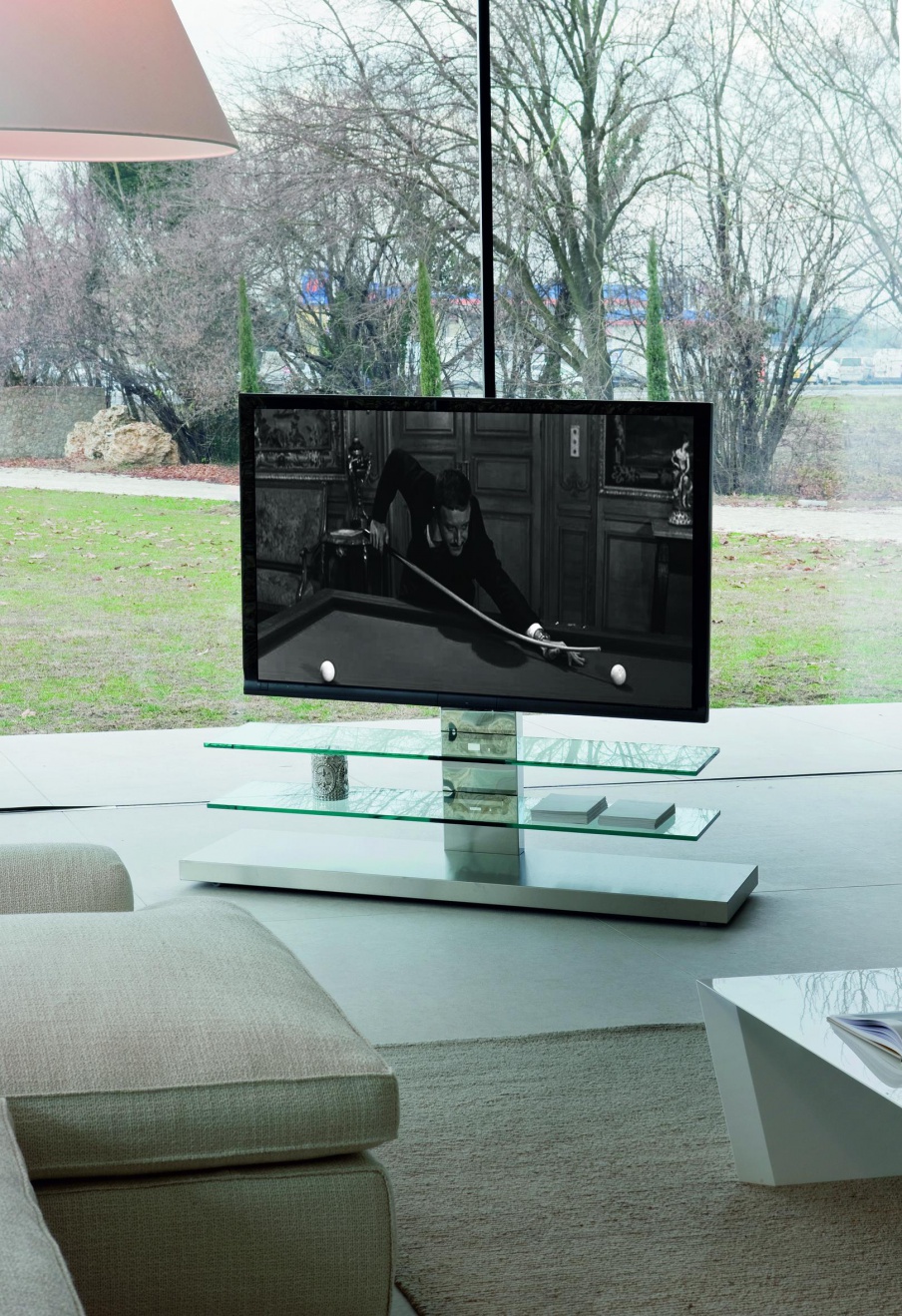 Furniture for TV Panorama on wheels, Cattelan Italia