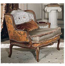 Armchair with shaped back, Bianchini