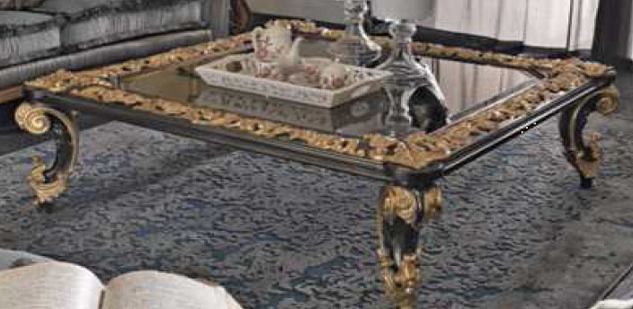 Coffee table with mirror top, Bianchini