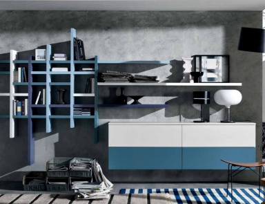 Modular system made from natural wood Fusion 09, MisuraEmme