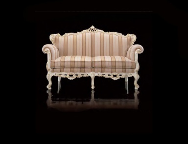 Two seater sofa in fabric, Fratelli Radice