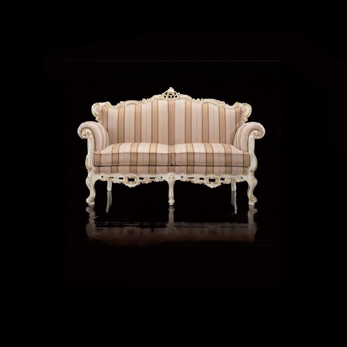 Two seater sofa in fabric, Fratelli Radice