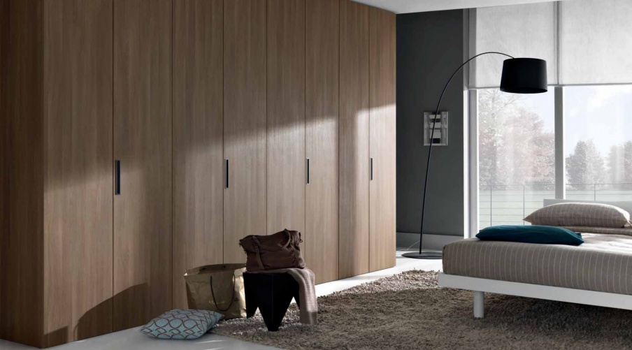 The Cabinet with double doors in the decoration of melamine Liscia, MisuraEmme 