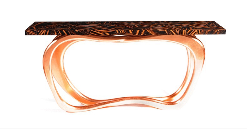 The console with a rectangular top, Infinity, Boca Do Lobo