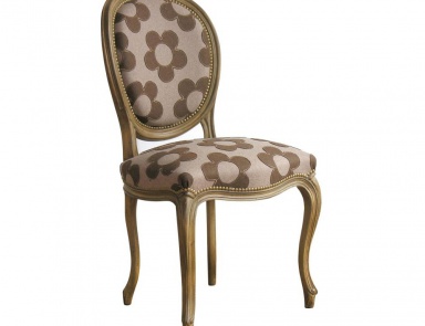 Chair with fabric upholstery Gency Medaillon, Moissonnier