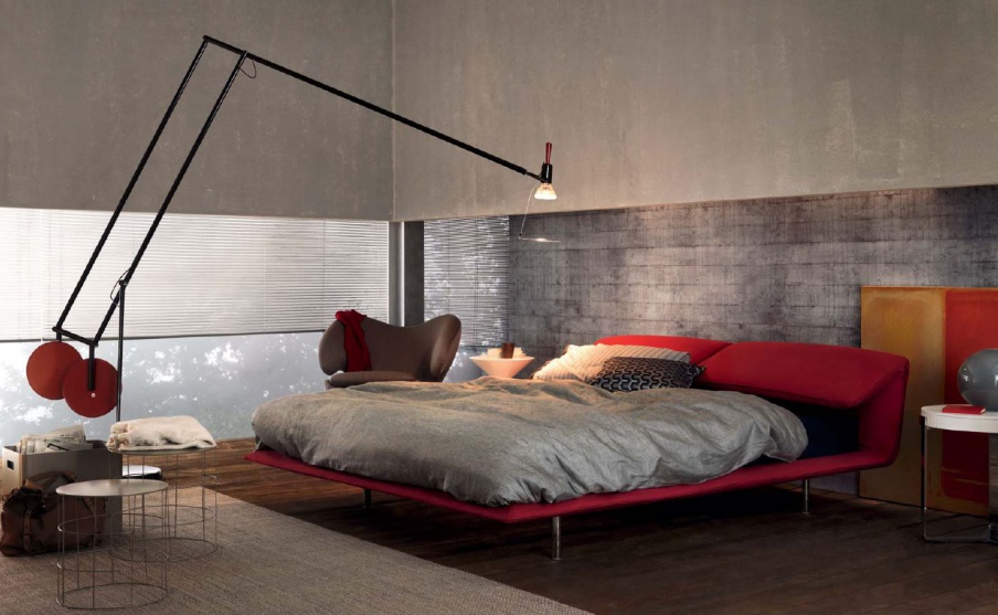 Bed with metal legs Pretty, MisuraEmme