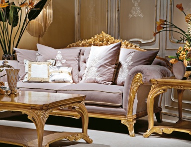 Sofa with tufted back Prestige, Medea