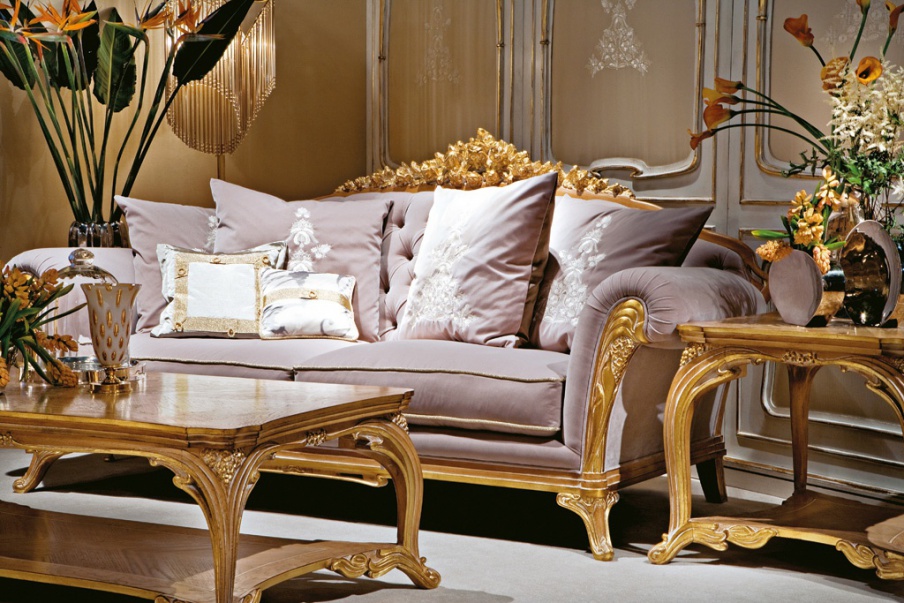 Sofa with tufted back Prestige, Medea