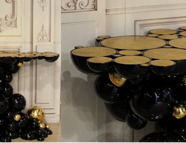 Console Newton White & Gold, Boca Do Lobo