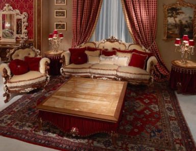 Three seater sofa in fabric, Fratelli Radice