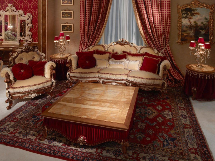 Three seater sofa in fabric, Fratelli Radice