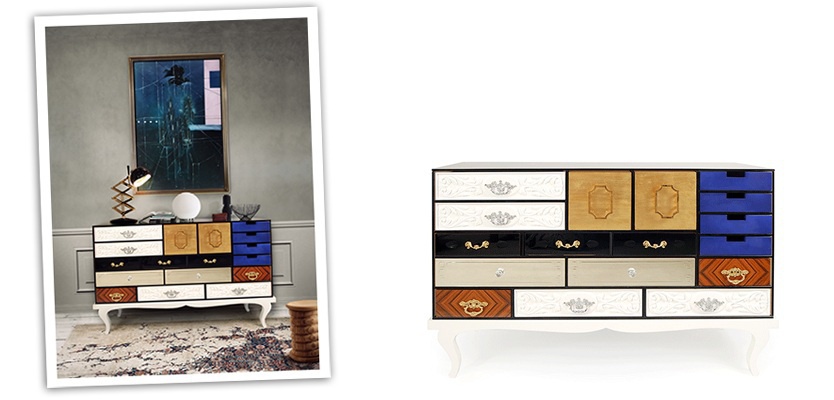 Dresser with drawers and hinged doors Soho Sideboard, Boca Do Lobo