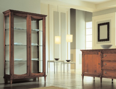 Showcase with wooden frame, Avenanti