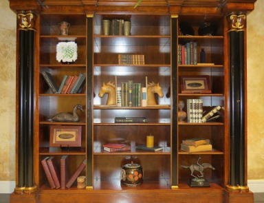 Bookcase natural wood, Francesco Molon