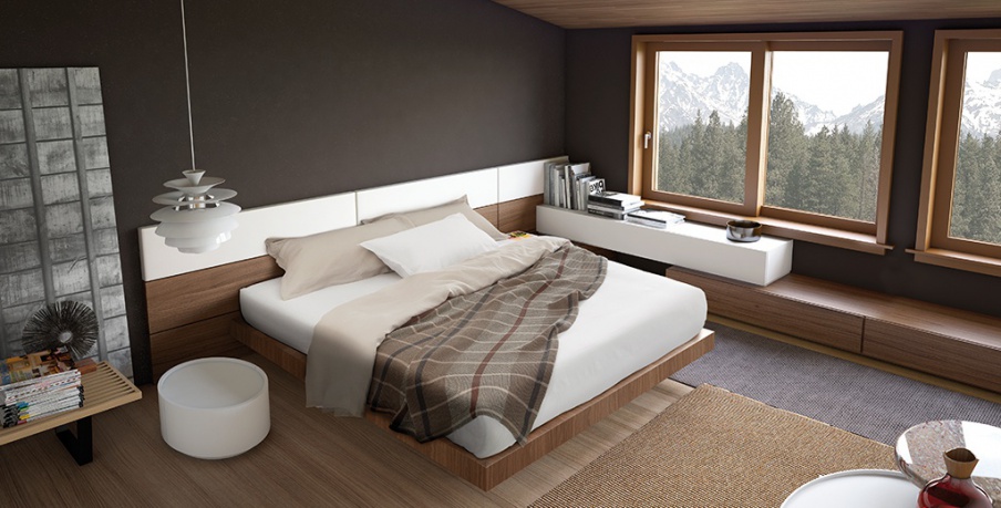 Wall panels on a frame of natural wood People, Pianca 