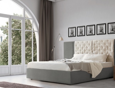 Wall panels on a frame of natural wood Spazio, Pianca 