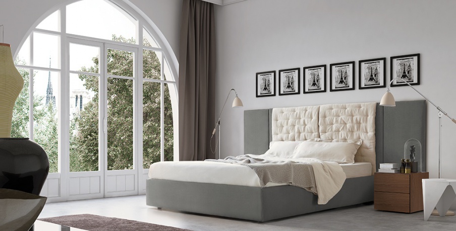 Wall panels on a frame of natural wood Spazio, Pianca 