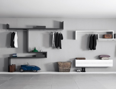 Closet system shelves and cabinets Libera&Snake, Pianca