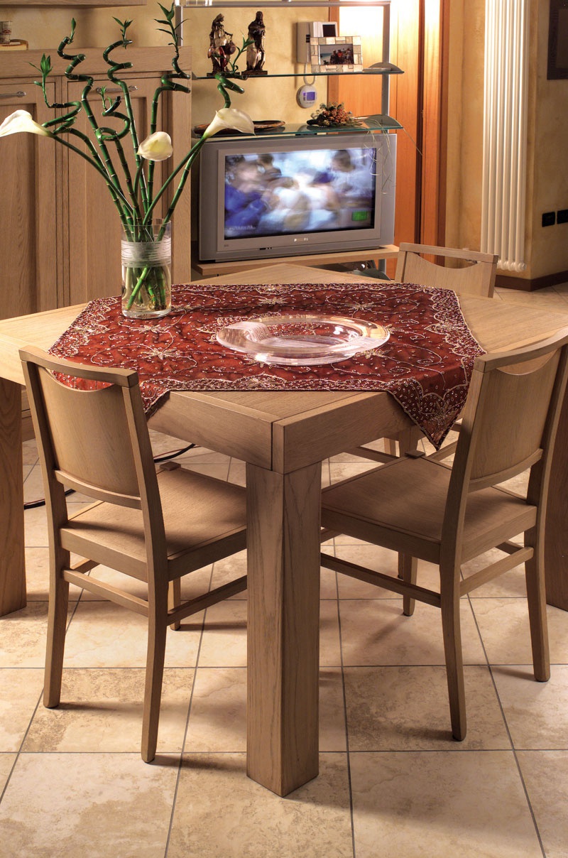 Sliding dining table and chair collection Alexia, Cadore