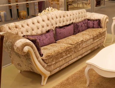 Three seater sofa with decorative pillows, Bbelle