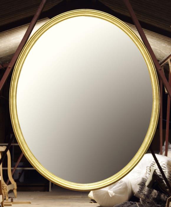 Oval mirror Mime, Collection Pierre