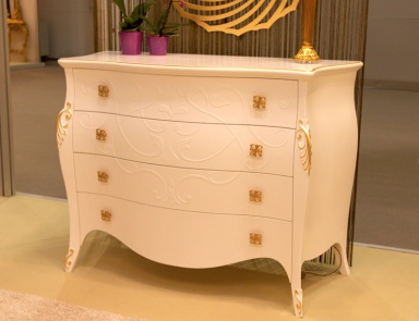 A chest of drawers with relief decoration, Bbelle