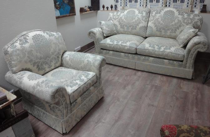 Chair with wooden frame Montrose, David Gundry