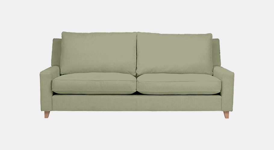 Sofa bed with wooden frame and fabric upholstery, Burleigh, Wesley