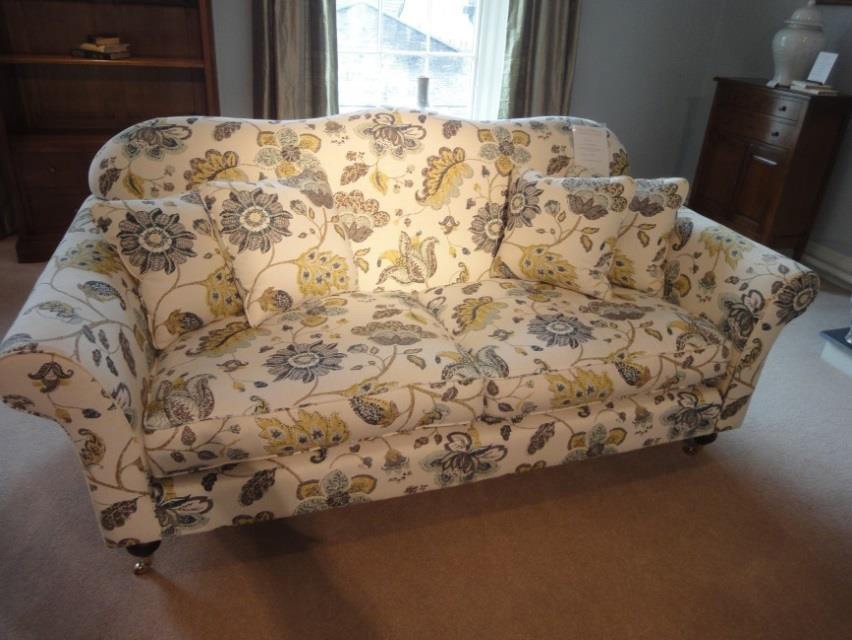Sofa with wooden frame and fabric upholstery Hinton, Wesley Barrell
