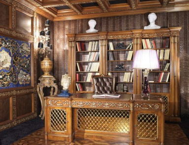 Bookcase natural wood, Francesco Molon