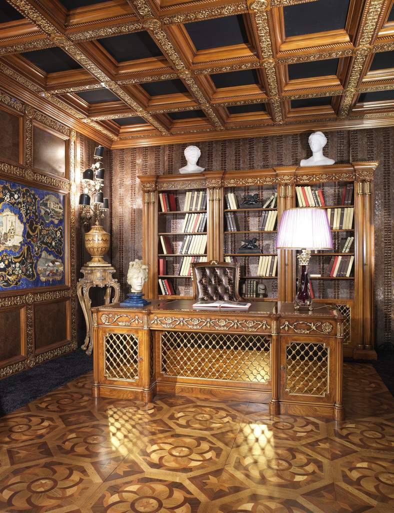 Bookcase natural wood, Francesco Molon