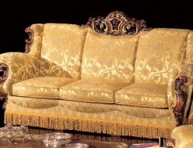 Three seater sofa in fabric, Fratelli Radice