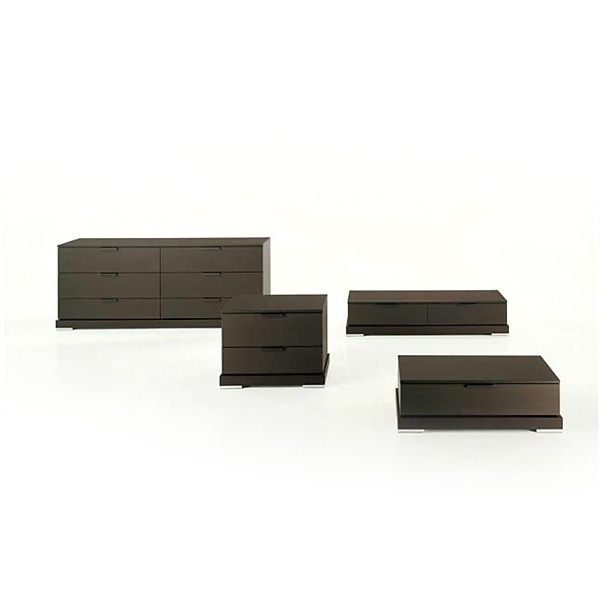 Prikrovatnaya nightstand / dresser with drawers, Kiran - features tisettanta furnishings