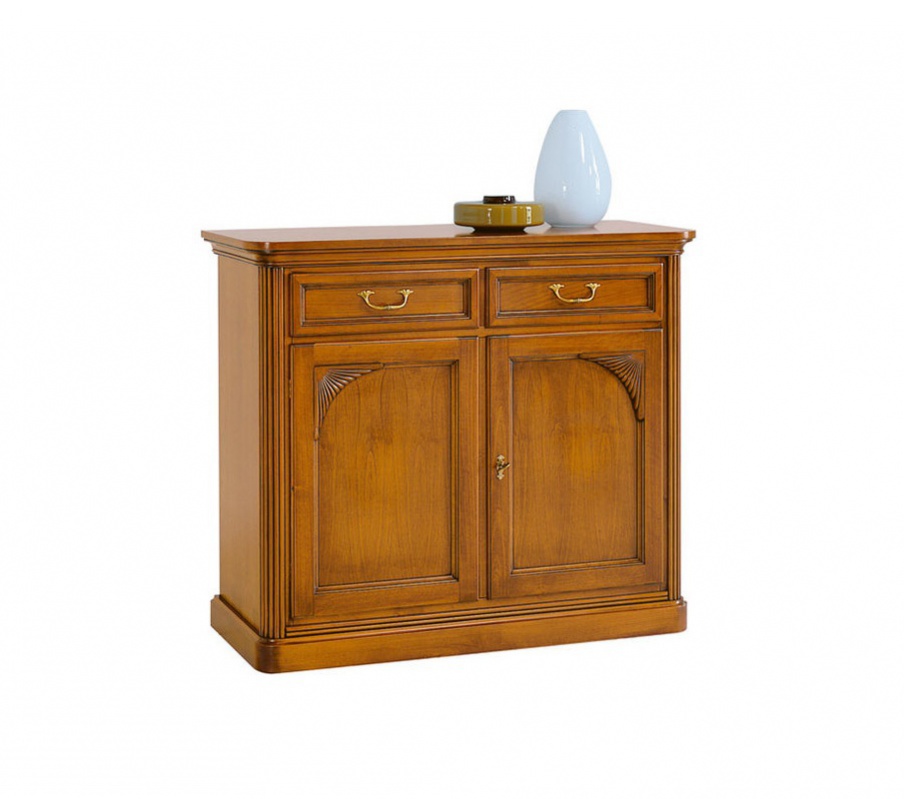 Dresser / chest of drawers with two doors and drawers , Selva 