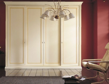 Wardrobe Sirmione on the frame of tamburate and MDF, Cenedese