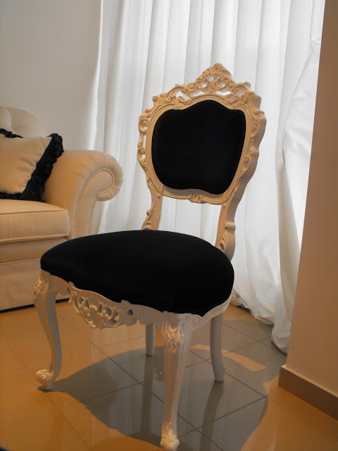 Chair with shaped back Georgia, Epoque