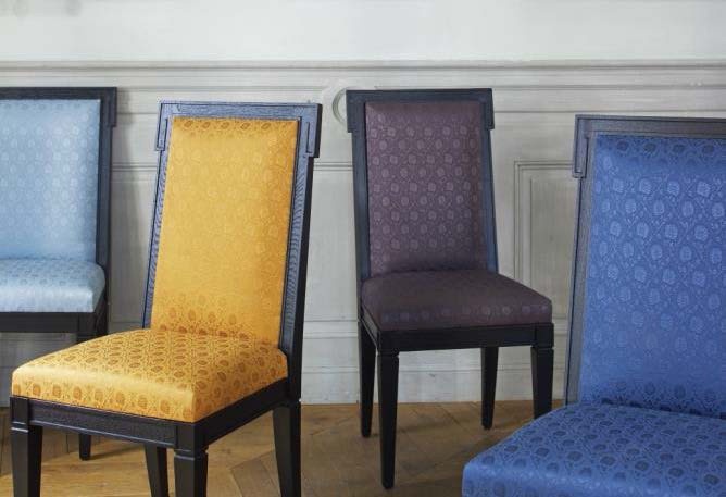 Chair with high back Troy, Collection Pierre