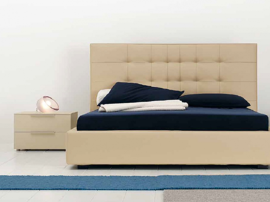 Double bed frame solid wood Swing Cenedese