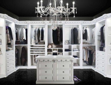 Plus dressing room on the frame of tamburate, Cenedese