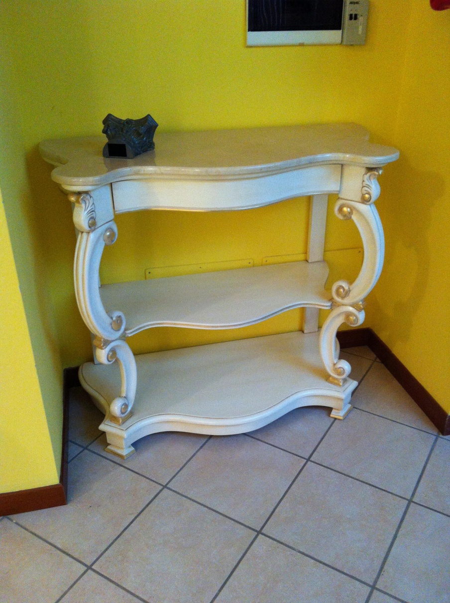 Console with marble top, Palmobili