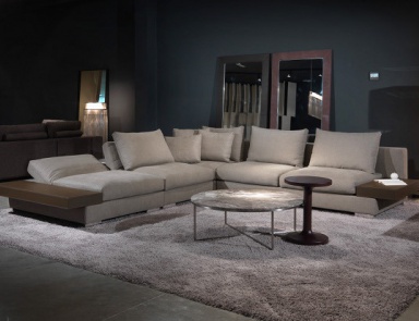 Sofa corner modular Mood, Giulio Marelli